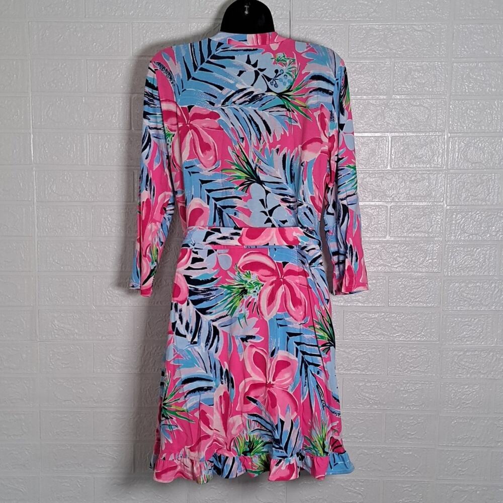 Lilly Pulitzer Jessalynne Romper Cockatoo Pink Pretty in Pink LG - Picture 10 of 12